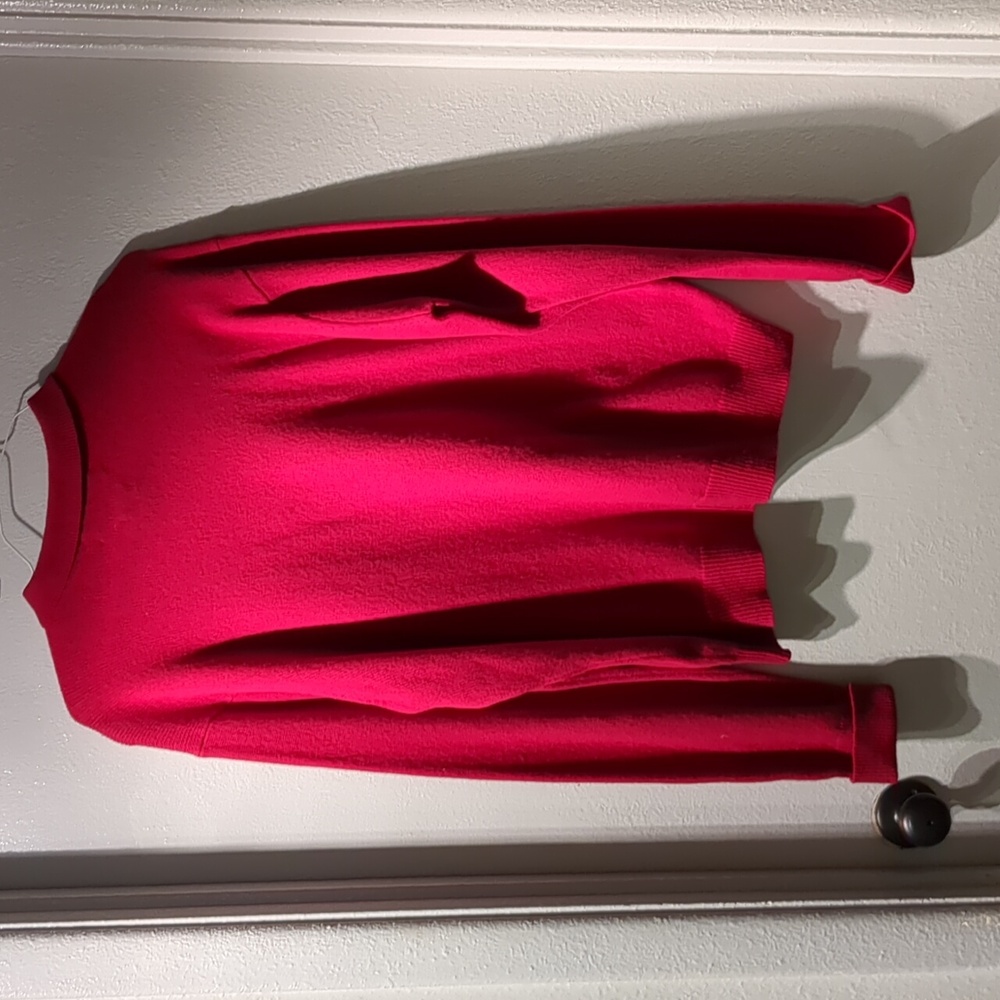 Vintage Vintage Polo Ralph Lauren Lambswool Sweater Polo XL Red - Picture 5 of 6